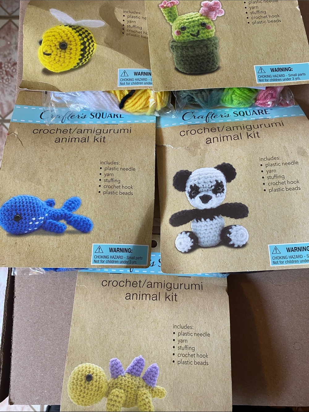 Crochet Kits Bundle of 5, NWT